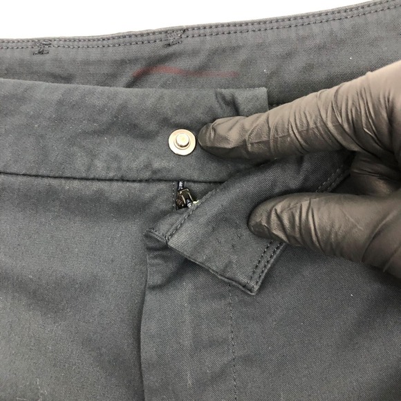 Birddogs Pants Mens 32x28 Black Chino Stretch Lined Flat Front Casual Golf Day - Picture 4 of 10